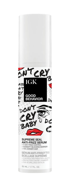 IGK front packaging showing bottle and label with product benefit