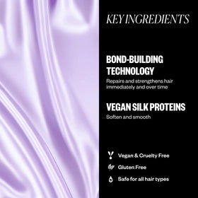IGK Good Behavior spray nozzle mid-spray showing heat protection benefit