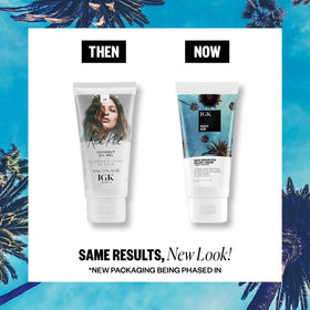 IGK Rich Kid cream-gel texture close-up demonstrating lightweight spreadability and moisture