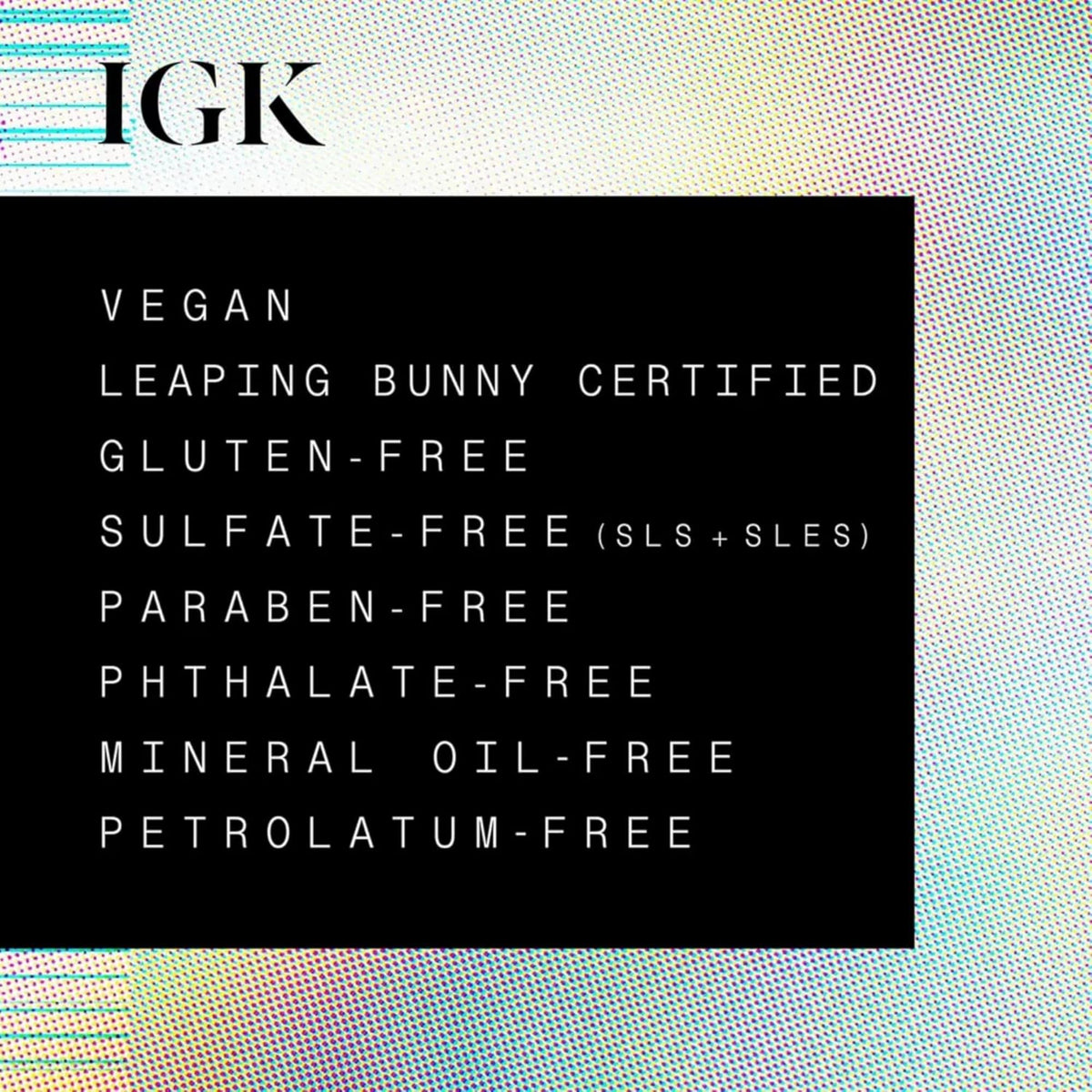 IGK RICH KID assorted packaging variations showing product authenticity and brand detail