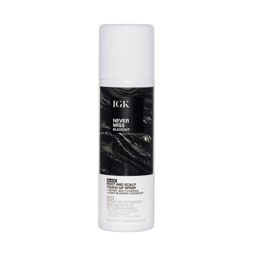 IGK front can view showing black root spray for instant coverage