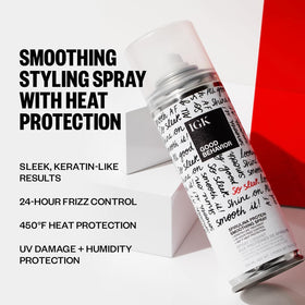 IGK mist application in hand demonstrating even coverage and lightweight feel