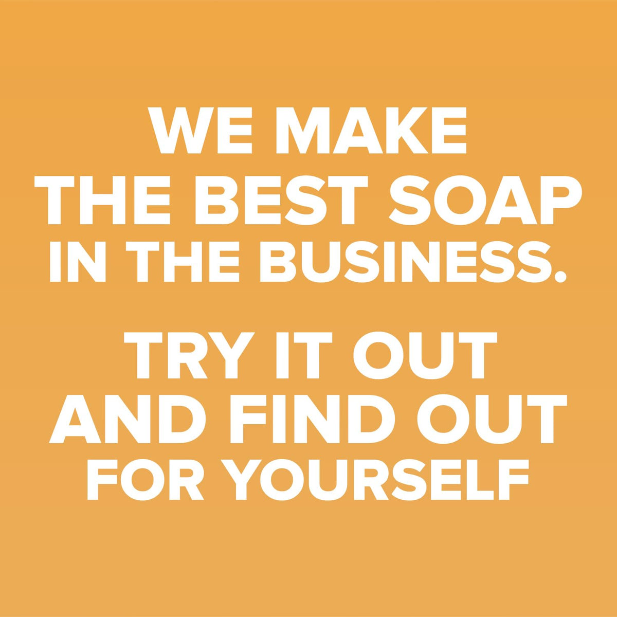 iHeart Nature soap on bathroom shelf in lifestyle scene promoting calming shower ritual