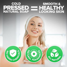 iHeart Nature cutaway of bar interior showing dense long-lasting soap texture