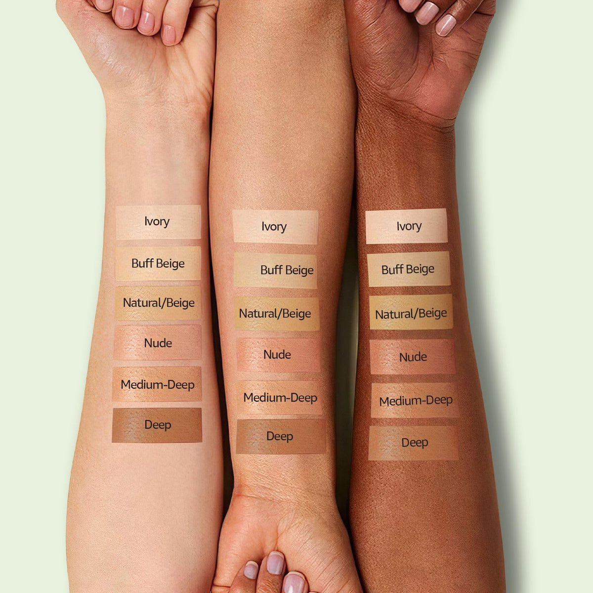 ihrlpxkc application stamping demo with sponge pressing foundation for even coverage
