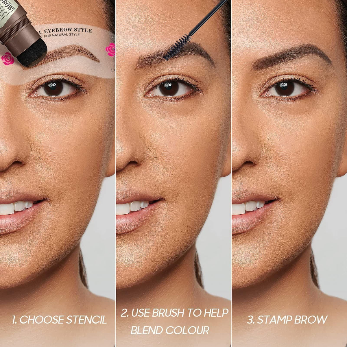 Ihrlpxkc before and after blonde brows showcasing fuller natural look