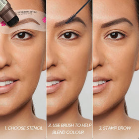 Ihrlpxkc before and after blonde brows showcasing fuller natural look