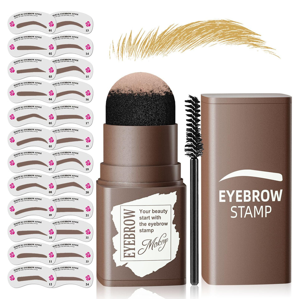 Ihrlpxkc front packaging showing compact blonde brow kit and benefits