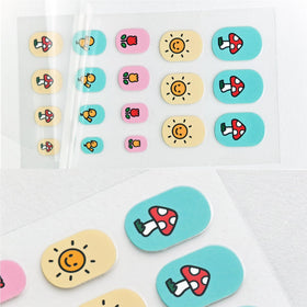 IHUKEIT sheet layout next to ruler showing available strip sizes for proper fit