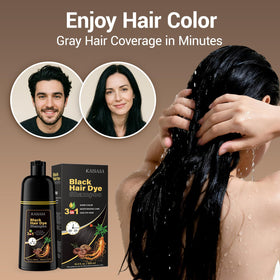 IIIMEIDU being applied to wet hair by hand showing easy home use benefit