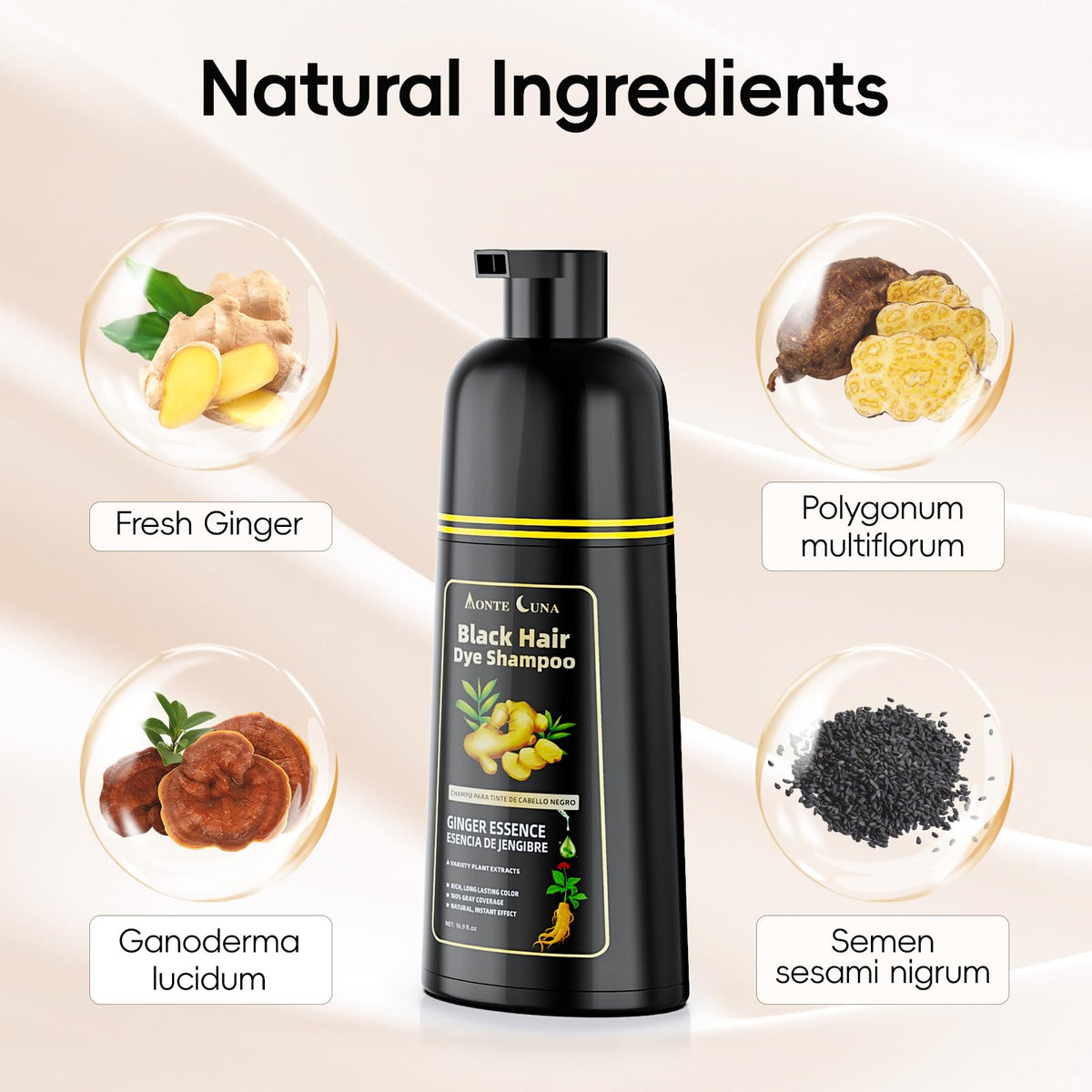 IIIMEIDU shampoo lather close-up demonstrating creamy texture and conditioning benefit