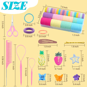 IKOCO colorful elastic bands closeup gentle stretch without snagging