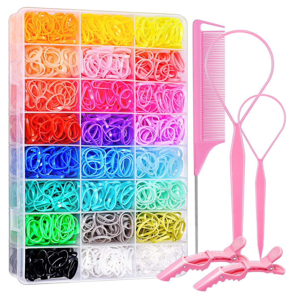 IKOCO front packaging showing the full 1505-piece hair tie set and tools