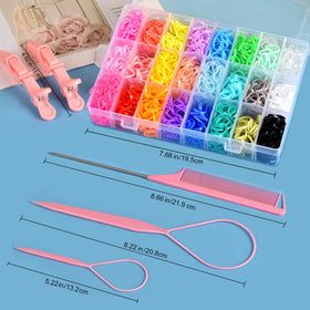 IKOCO hand holding elastics for scale, showing quantity and size