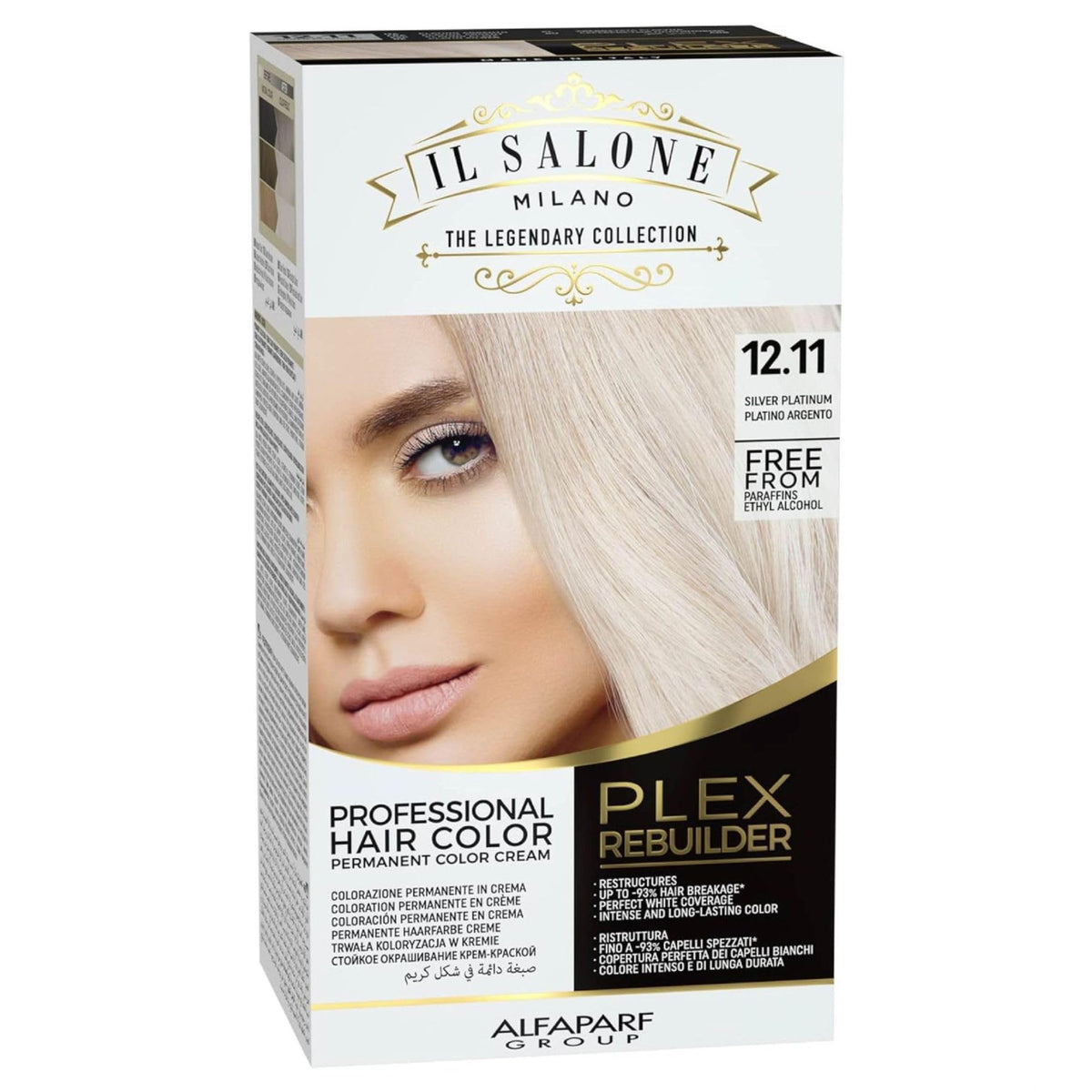 Il Salone Milano front packaging showing shade 12.11 for clear identification and confidence