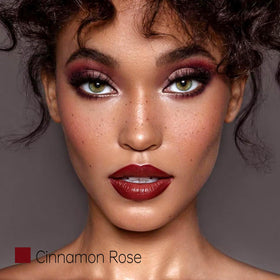 ilembane on lips portrait showing rich wine-toned color and flattering sheen