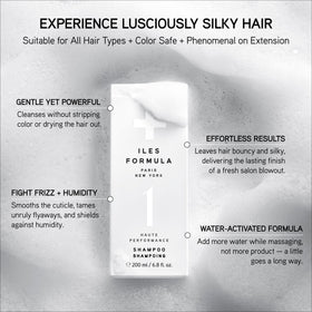 ILES FORMULA bottle back label with ingredients list for transparency and trust
