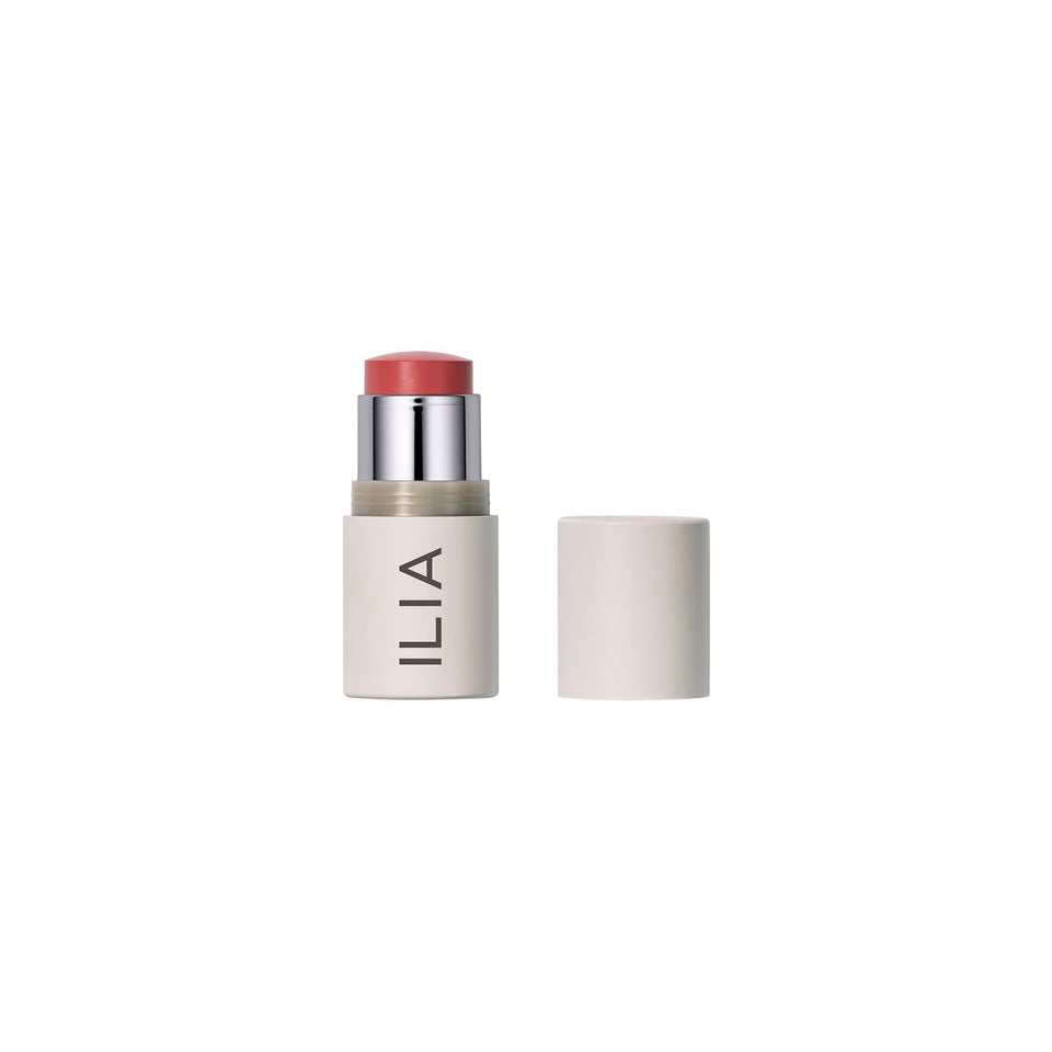 ILIA front packaging showing Watermelon Pink and compact travel benefit