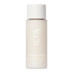 ILIA front packaging showing travel size bottle and branding, promotes portability