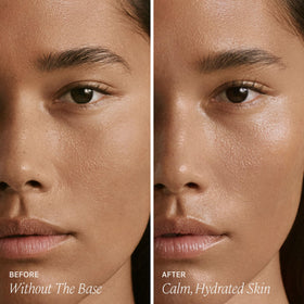 ILIA creamy milky texture on hand demonstrating lightweight absorption and hydration
