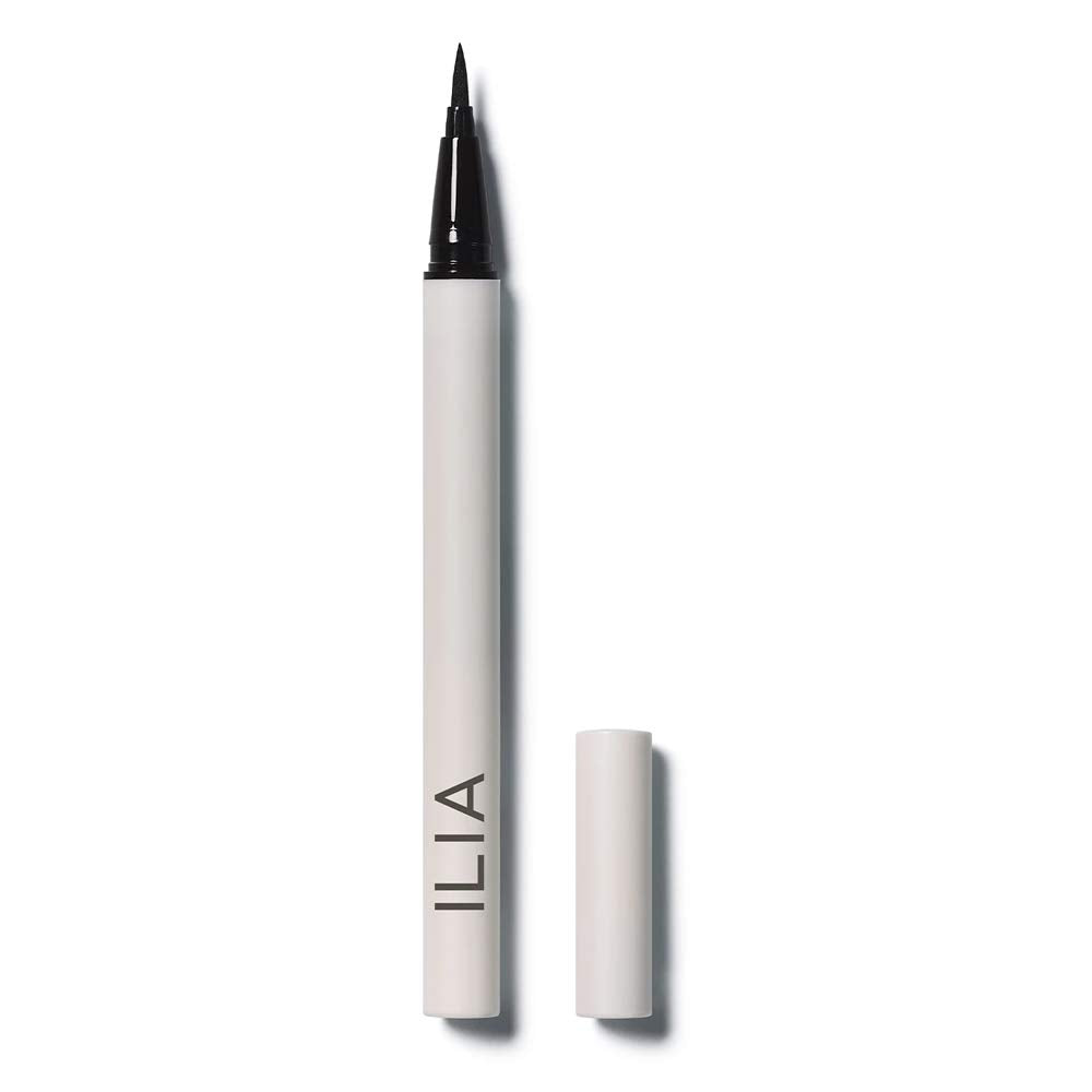 ILIA front packaging showing classic black liner and clean-beauty branding for confident use