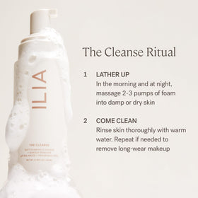 ILIA label showing 200 ml size and clean formulation for confident purchase