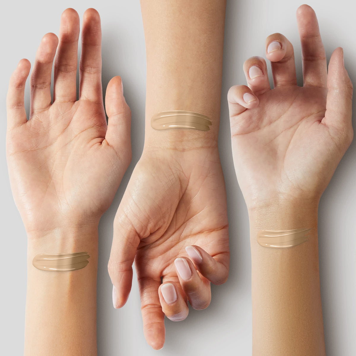 ILIA Diaz ST7 swatch on arm demonstrating neutral undertone match