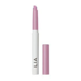 ILIA Eye Stylus front view showing compact stick and matte lilac shade for versatile wear