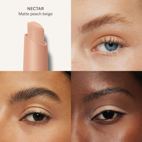 ILIA slanted tip close-up highlighting dual-use edge and flat side