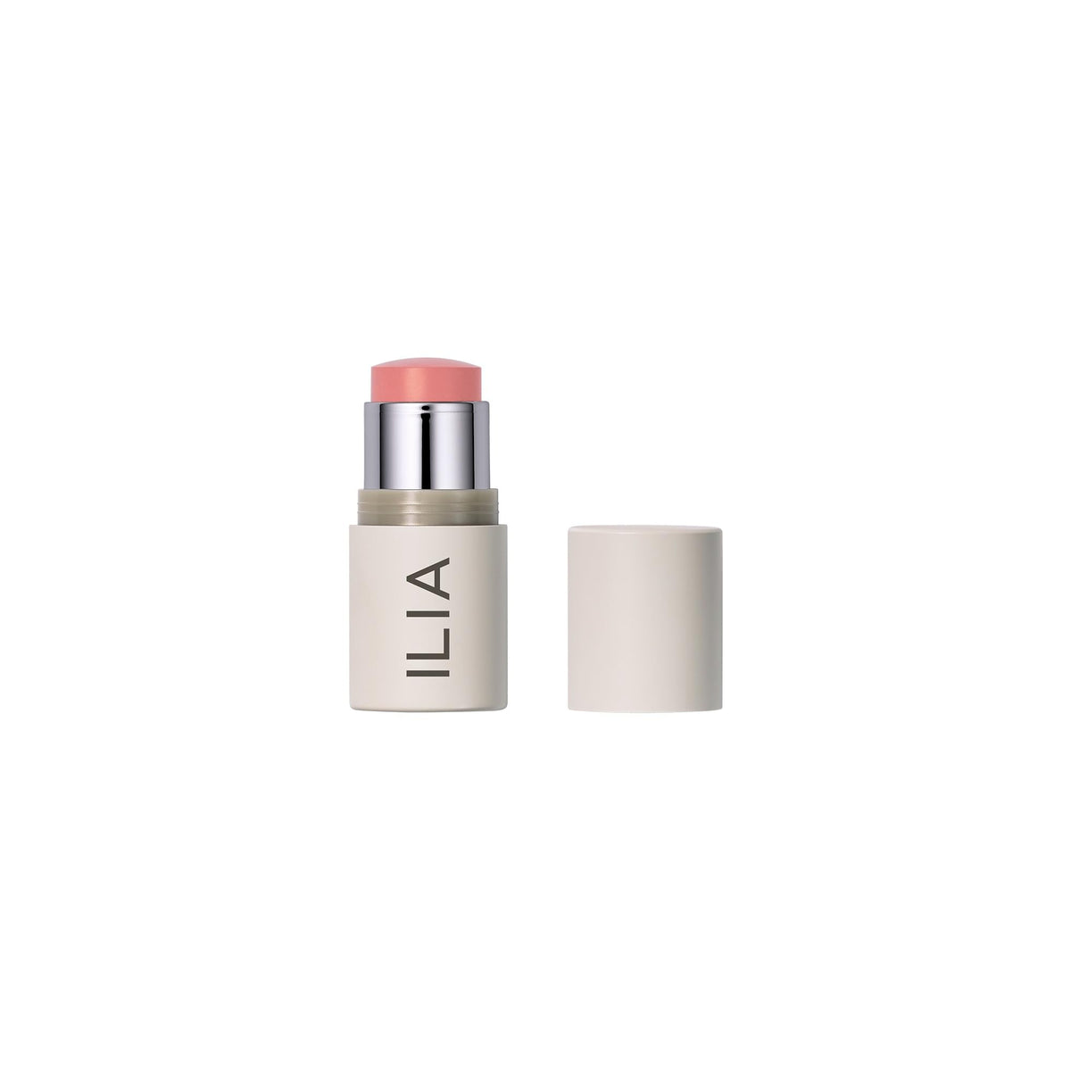 ILIA front packaging showing stick and shade for quick identification and portability