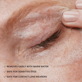 ILIA ingredients panel close-up showing arginine and biotin for lash conditioning