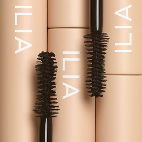 ILIA ingredients label close-up emphasizing clean, non-toxic formula