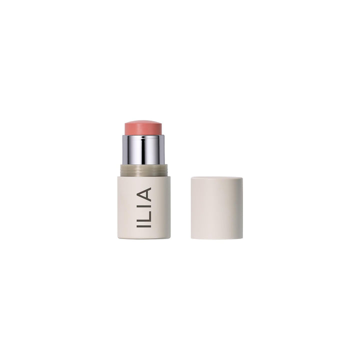ILIA multi‑stick front packaging showing product and shade Whisper for quick identification and convenience