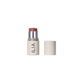 ILIA front packaging showing neutral-rose shade and benefits
