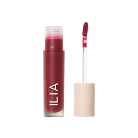 ILIA front packaging in Figure showing berry mauve shade and benefits