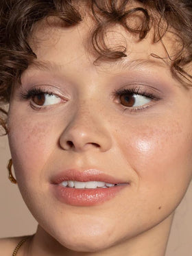 ILIA blended eye look using palette demonstrating easy layering and depth