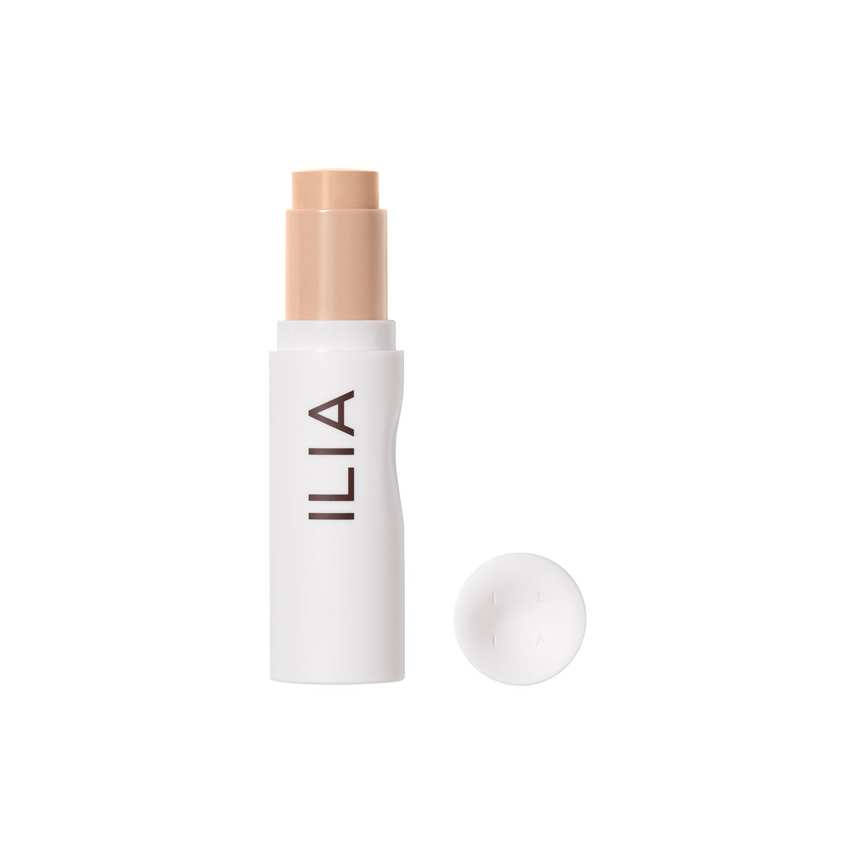 ILIA complexion stick front view showing design and easy application benefit