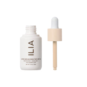 ILIA skin tint texture on hand illustrating lightweight hydration benefit