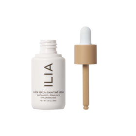 ILIA close-up texture swirl showing hydrating serum-like finish