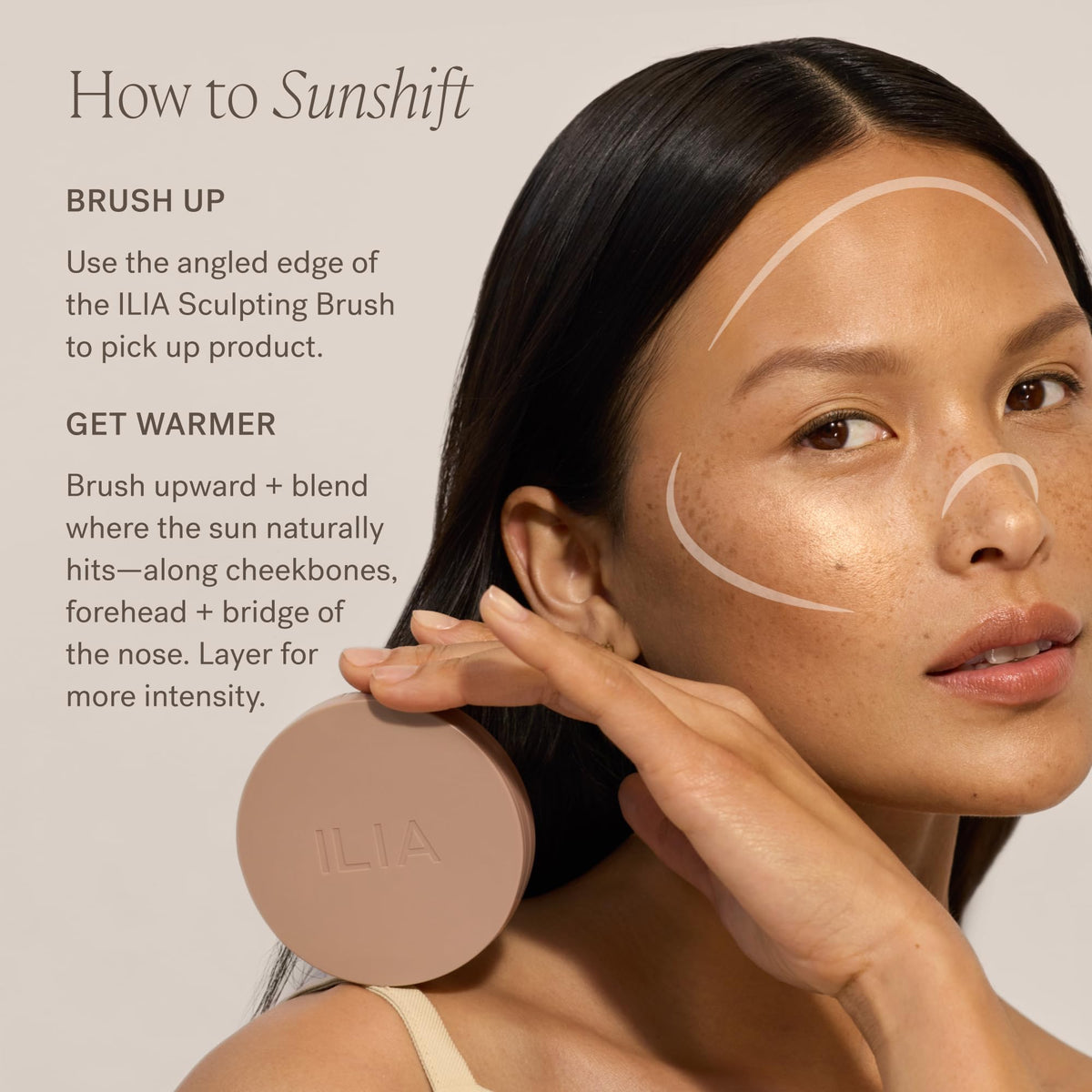 ILIA ingredient shot with green tea and microalgae highlighting antioxidant benefits
