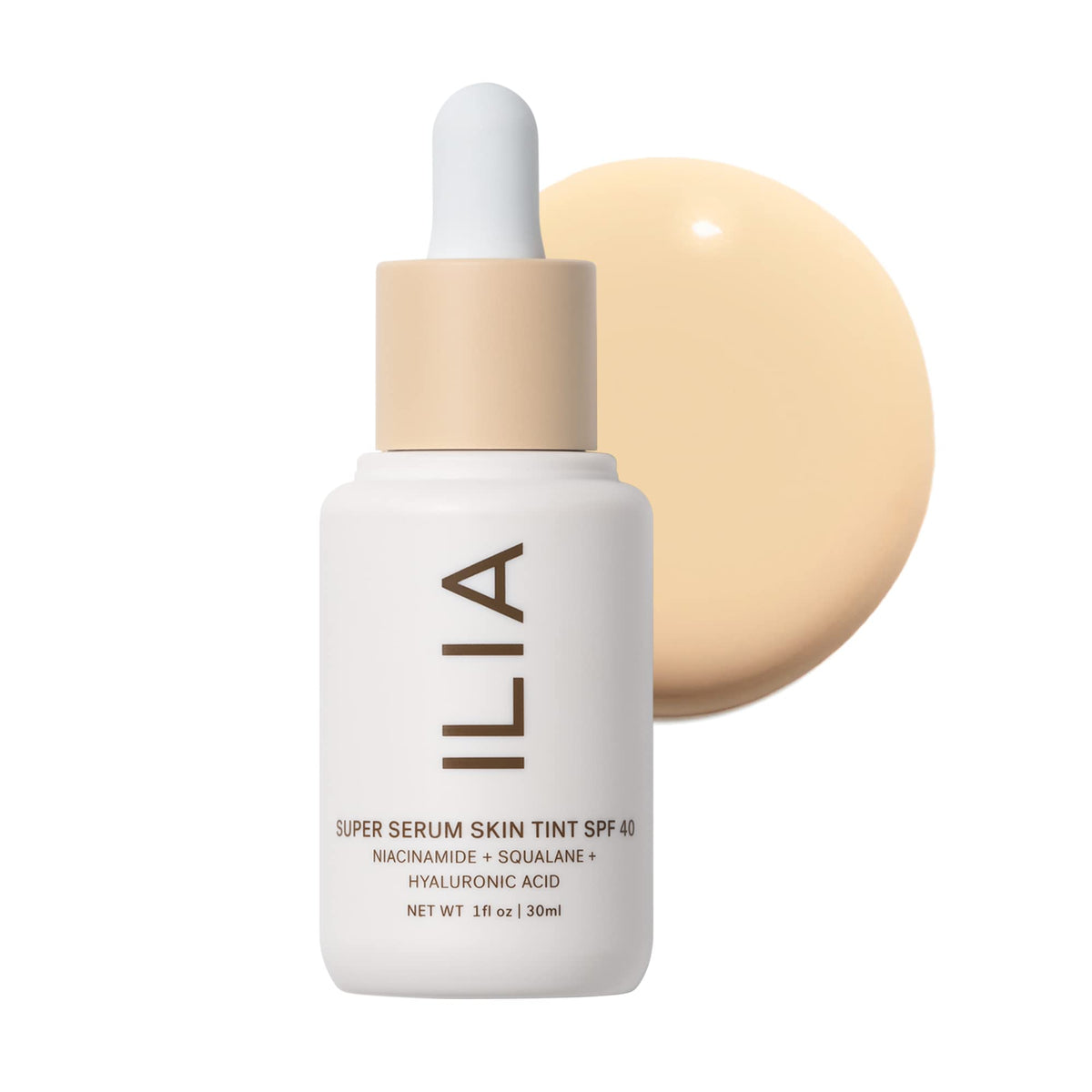 ILIA front packaging showing product and shade Tulum ST2 for easy identification