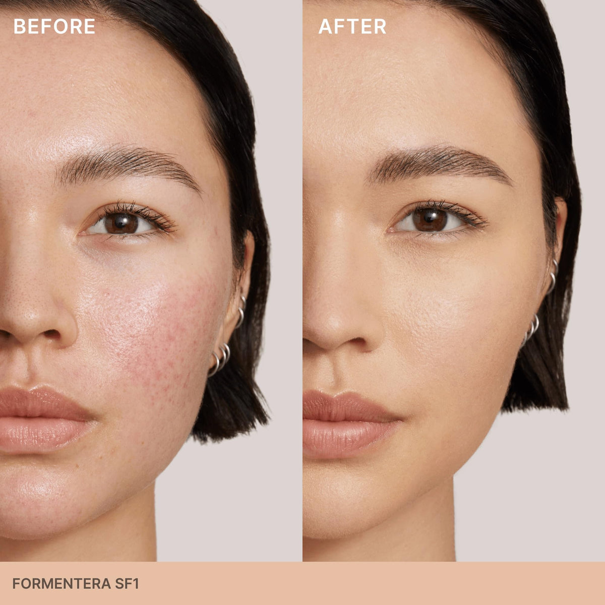 ILIA serum texture close-up showing lightweight blendable finish