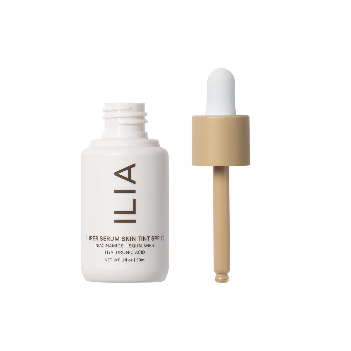 ILIA tube nozzle dispensing product, demonstrates easy controlled application