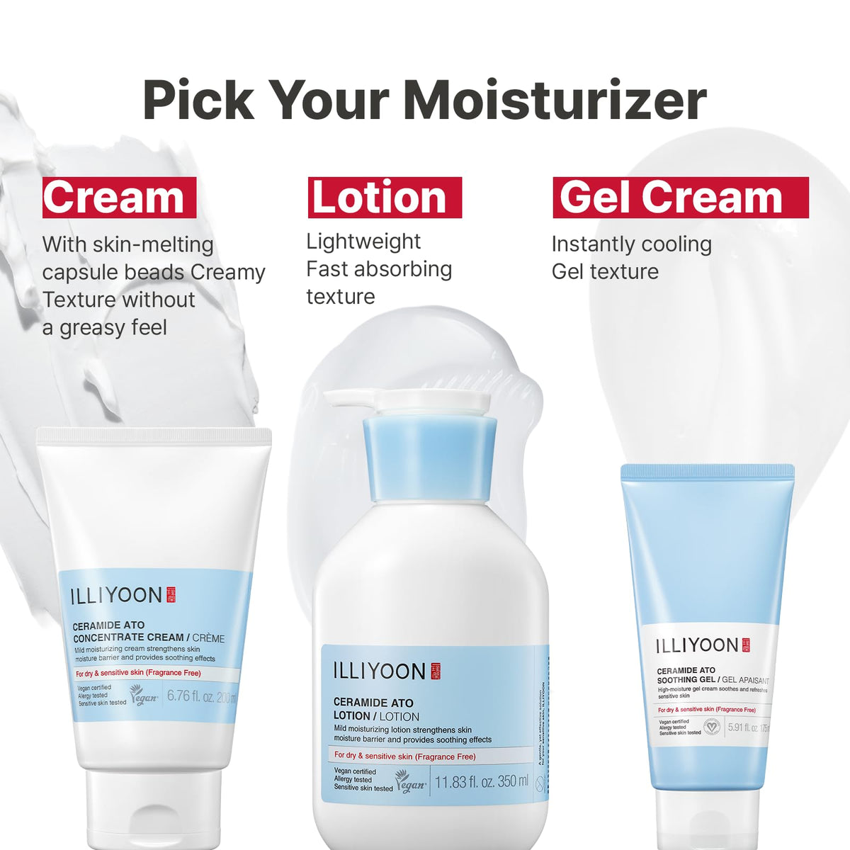 illiyoon used on adult elbow showing hydration for dry areas
