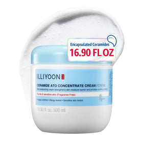 Illiyoon front tub showing product branding and large 500ml size benefit