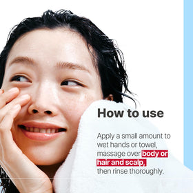 Illiyoon hair lather close-up showing soft foam and effective gentle cleansing