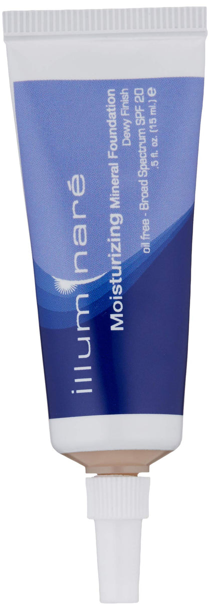ILLUMINARÉ front view of Florentine Fair tube showing SPF 20 and travel-friendly size