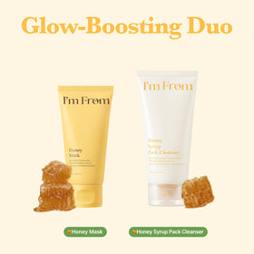 I'm from jar on bathroom shelf in lifestyle setting showing routine-ready glow