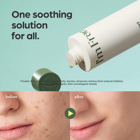 I’m From hand applying essence to show easy layering benefit