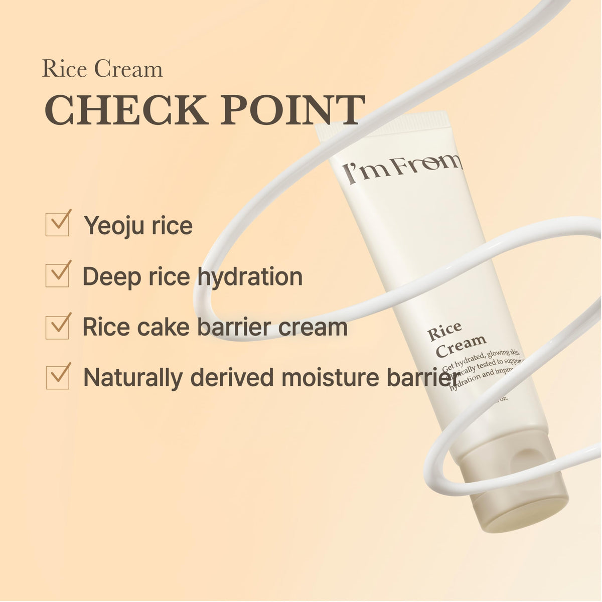 I'm from applying cream on hand to demonstrate quick absorption benefit